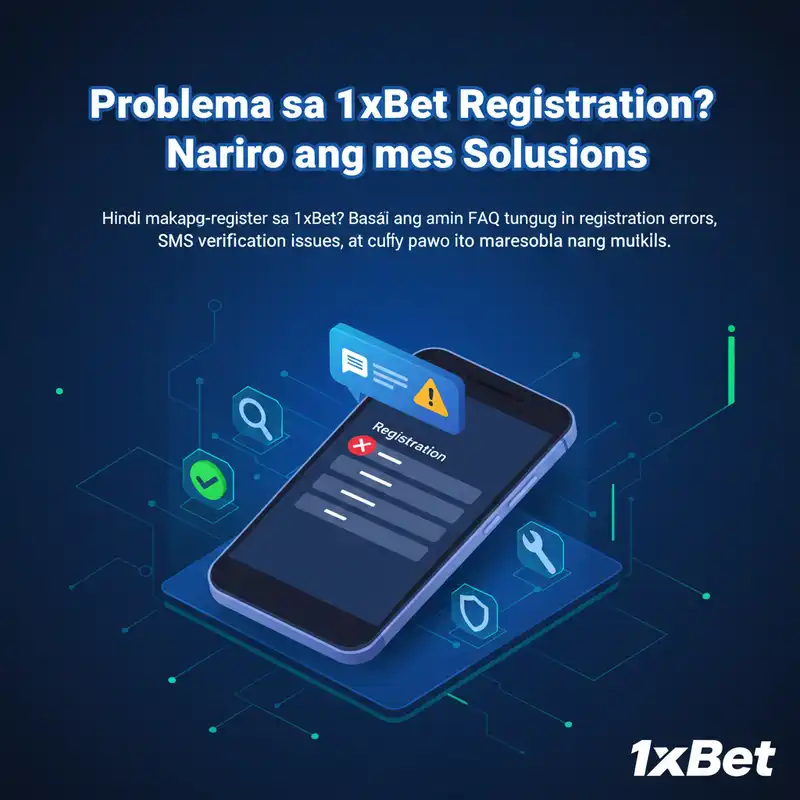 Gabay sa 1xbet registration at paglutas ng mga problema