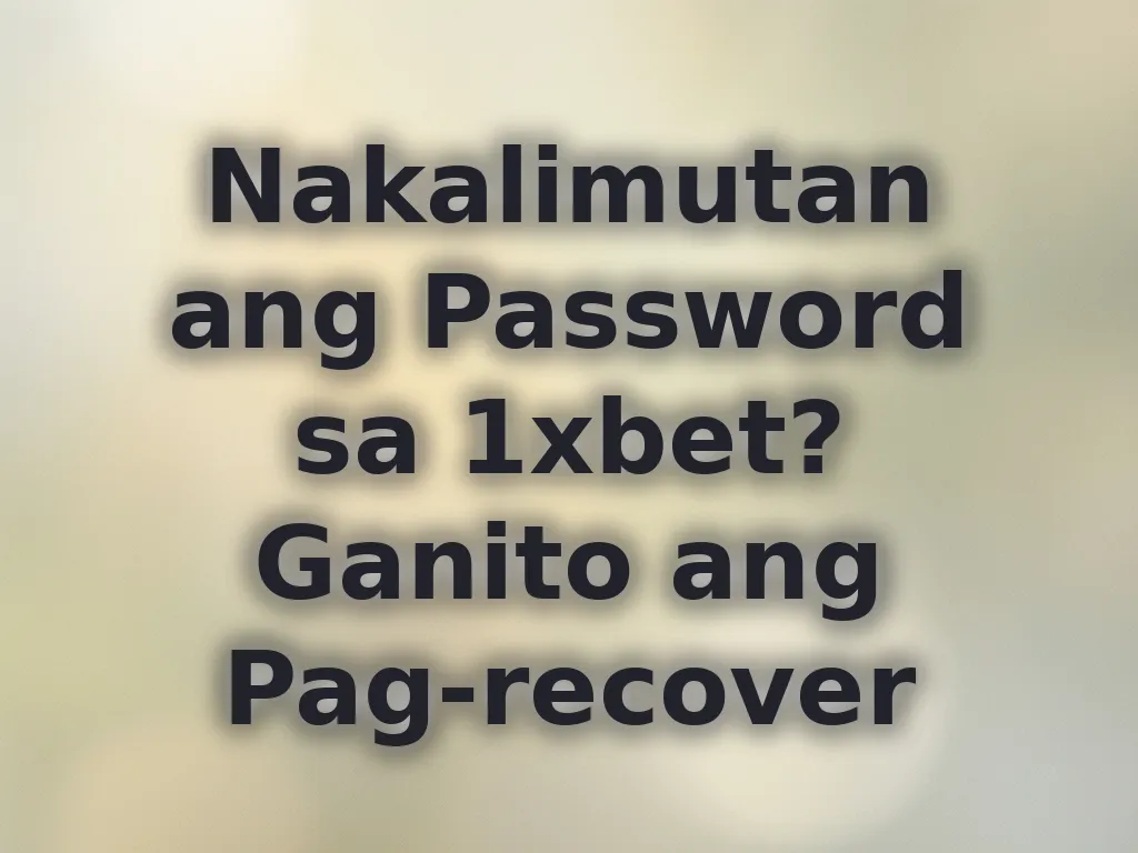 Password Recovery